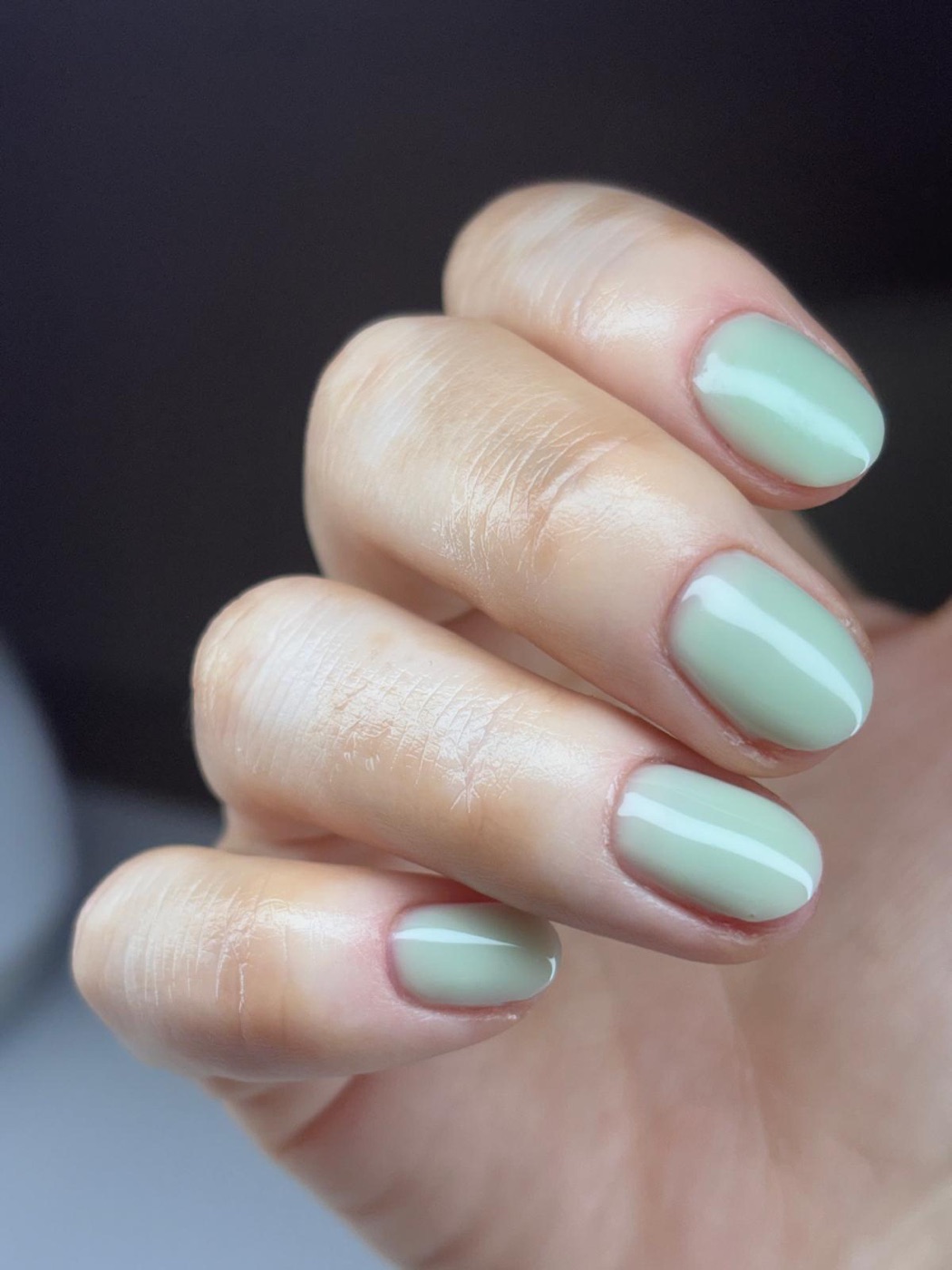 Saliegroene nagels